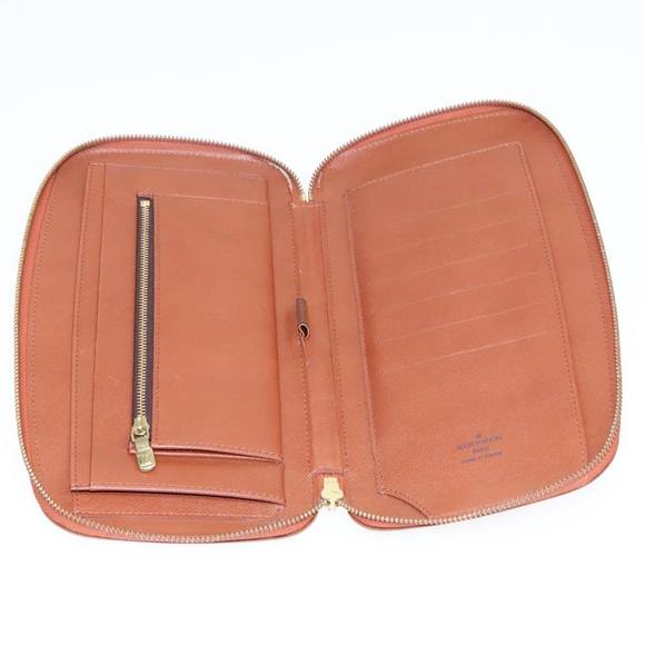 LOUIS VUITTON Epi Organizer Atoll Travel Case Zipangu Gold LV Auth 91027 - Picture 9 of 16